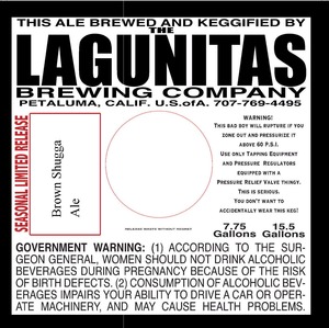 The Lagunitas Brewing Company Brown Shugga September 2014