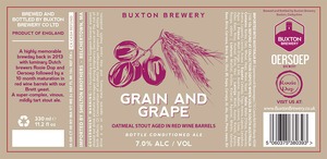Buxton Brewery Grain And Grape September 2014