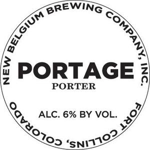 New Belgium Brewing Company, Inc. Portage Porter September 2014