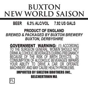 Buxton Brewery New World Saison September 2014