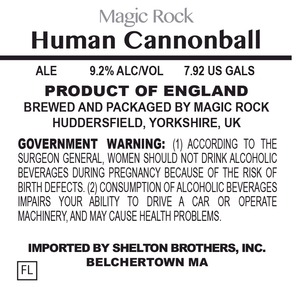 Magic Rock Human Cannonball September 2014