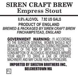 Siren Craft Brew Empress