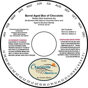 Charleville Barrel Aged Box Of Chocolate