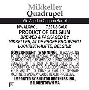 Mikkeller Quadrupel September 2014