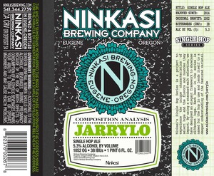 Ninkasi Brewing Company Jarrylo Single Hop Ale