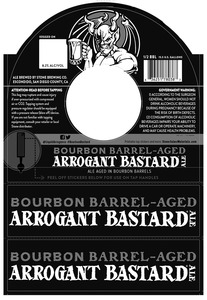 Stone Brewing Co Arrogant Bastard Ale September 2014
