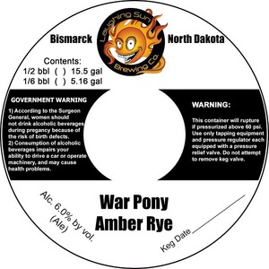 War Pony Amber Rye 