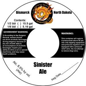 Laughing Sun Brewing Company Sinister Ale