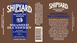 Shipyard Brewing Co. Smashed Blueberry October 2014
