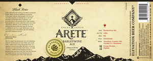 Elevation Beer Co Arete