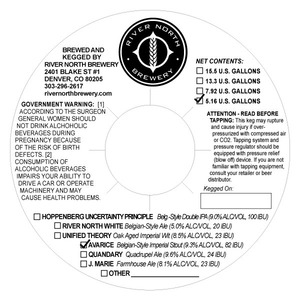 River North Brewery Avarice September 2014