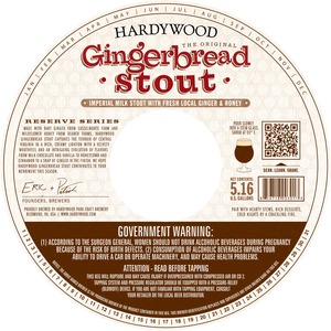 Hardywood Gingerbread Stout