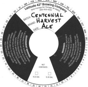 Centennial Harvest Ale 