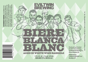 Evil Twin Brewing Biere Blanca Blanc September 2014