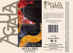 Agua Mala Astillero India Pale Ale October 2014