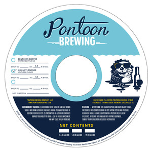 Pontoon Brewing No Pants Pilsner September 2014
