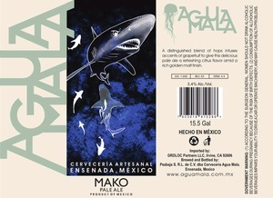 Agua Mala Mako Pale Ale October 2014
