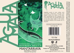 Agua Mala Mantarraya Oatmeal Stout September 2014