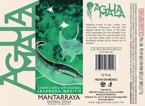 Agua Mala Mantarraya Oatmeal Stout September 2014