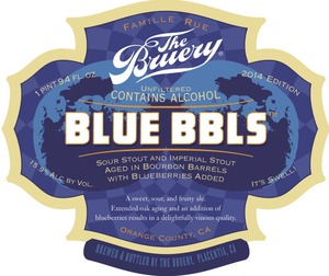 The Bruery Blue Bbls