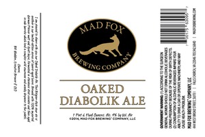 Mad Fox Brewing Company, LLC Oaked Diabolik