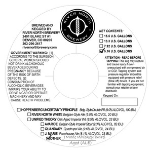 River North Brewery J Marie Whiskey Barrel Aged September 2014
