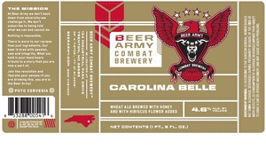 Beer Army Combat Brewery Carolina Belle