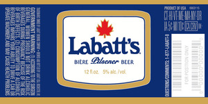 Labatt's Pilsener October 2014