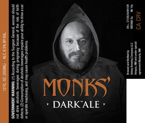 Abbey Brewing Company Monks' Dark October 2014