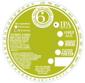 West Sixth Brewing India Pale September 2014