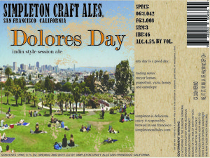 Simpleton Craft Ales Dolores Day