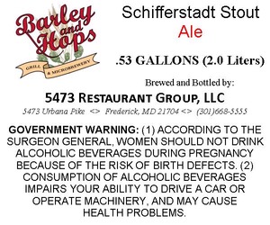 Schifferstadt Stout Ale September 2014