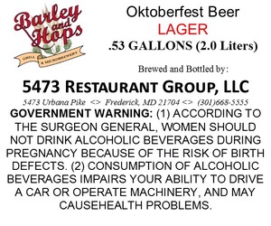 Barley And Hops Oktoberfest Beer September 2014