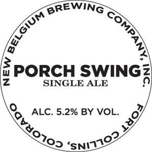 New Belgium Brewing Company, Inc. Porch Swing