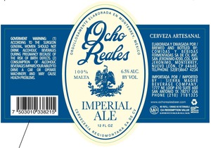 Ocho Reales Imperial Ale November 2014