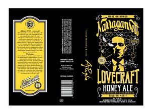 Narragansett Lovecraft Honey Ale October 2014