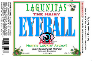 The Lagunitas Brewing Company The Hairy Eyeball Ale September 2014