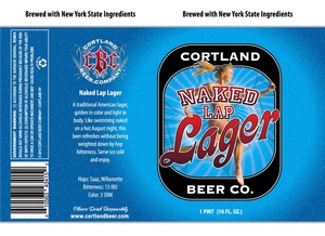 Cortland Beer Co. Naked Lap Lager