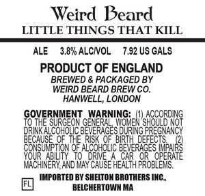 Weird Beard Little Things That Kill