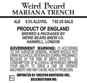 Weird Beard Mariana Trench October 2014