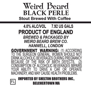 Weird Beard Black Perle October 2014