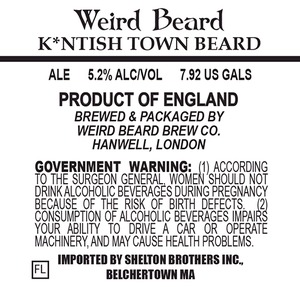 Weird Beard Kntish Town Beard October 2014