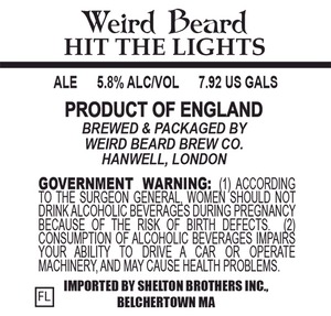 Weird Beard Hit The Lights October 2014