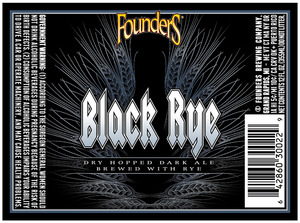 Founders Black Rye October 2014