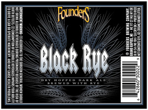 Founders Black Rye