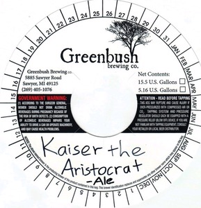 Greenbush Brewing Co. Kaiser The Aristocrat