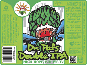 Dr. Pat's Double Ipa November 2014