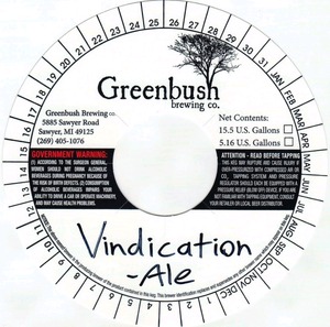 Greenbush Brewing Co. Vindication