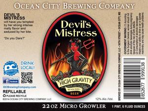 Devil's Mistress High Gravity Beer November 2014