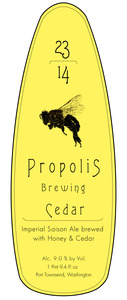 Propolis Cedar October 2014